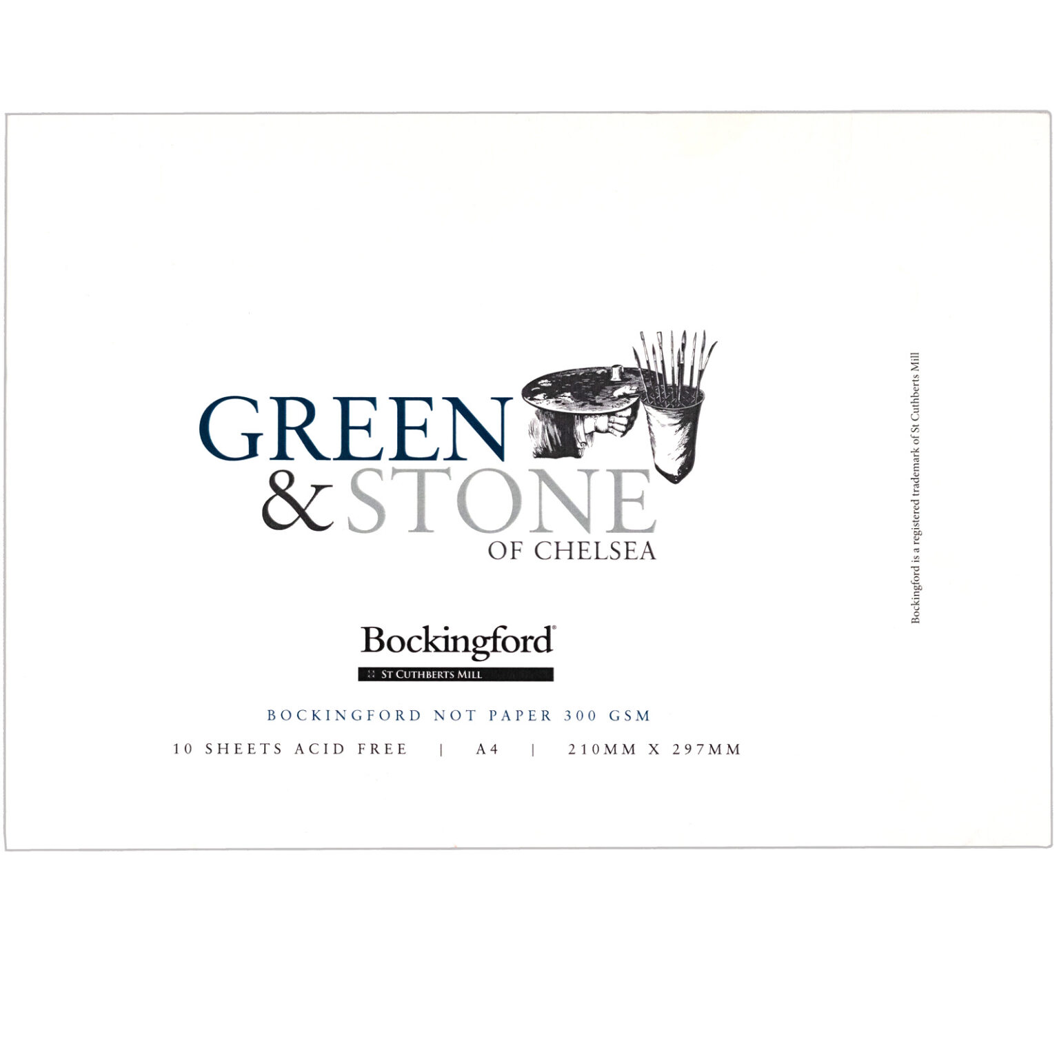 Green & Stone A4 Bockingford Watercolour sketchpad, NOT, 300 gsm