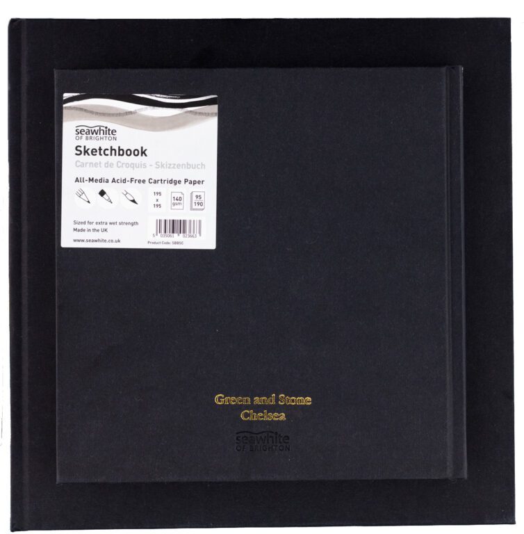 Green & Stone Sketchbook, Square and Chunky Green & Stone Shop